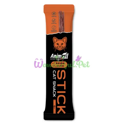 Жувальна паличка AnimAll Cat Stick Duck Fish 5 г