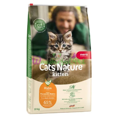 Dry food MERA Cats Nature Kitten Chicken 10 kg