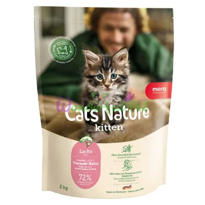 MERA Cats Nature Kitten Salmon Dry Food 2 kg