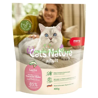 MERA Cats Nature Adult Salmon Dry Food 400 g