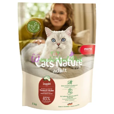 MERA Cats Nature Adult Insect Dry Cat Food 2 kg