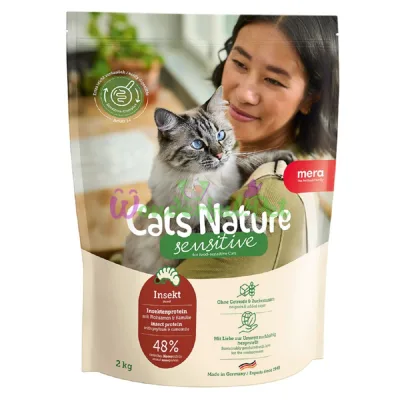 MERA Cats Nature Sensitive Insect Dry Food 2 kg