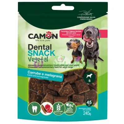 Ласощі CAMON Dog Dental Snack Vegetal Stick Carob Pomegranate S 240 г