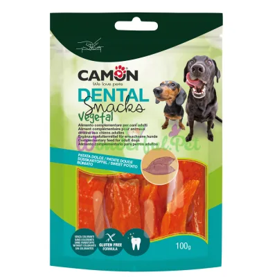 Snacks CAMON Dog Dental Snack Vegetal Sweet Potato strips 100 g