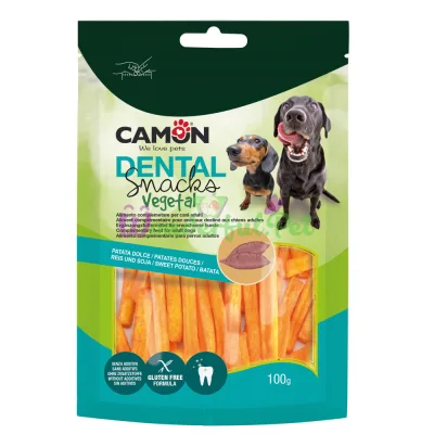 Снеки CAMON Dog Dental Snack Vegetal Cannoli Sweet Potato 100 г