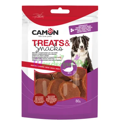 Снеки CAMON Dog Treats Snacks GF Meat coins Duck 80 г