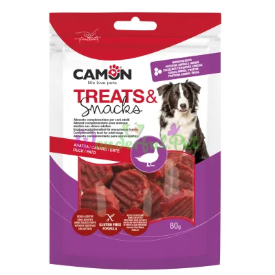 Снеки CAMON Dog Treats Snacks GF Grilled coins Duck 80 г