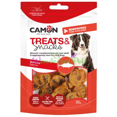 Снеки CAMON Dog Treats Snacks GF Chips Salmon 80 г