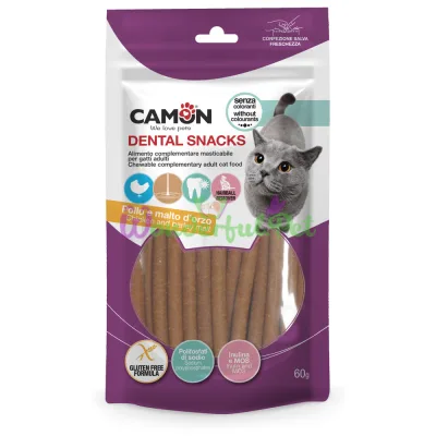 Угощение CAMON Cat Dental Snacks Chicken barley malt sticks 60 г