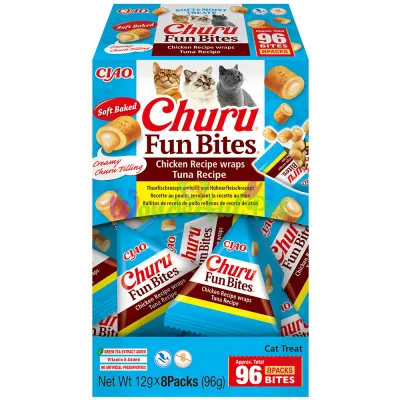 Снеки INABA Cat FUN Bites Chicken Tuna 8x12 г