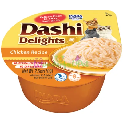 Лакомство INABA Cat DASHI Delights Chicken 70 г