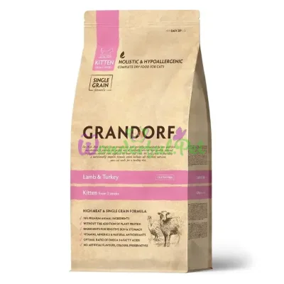 Π‘ΡΡ
ΠΎΠΉ ΠΊΠΎΡΠΌ Grandorf Cat Kitten Low Grain Lamb Turkey 2 ΠΊΠ³