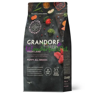 Π‘ΡΡ
ΠΎΠΉ ΠΊΠΎΡΠΌ Grandorf Fresh Dog Puppy All breeds GF Lamb Sweet Potato 1 ΠΊΠ³