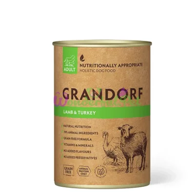 Влажный корм Grandorf Dog Wet Lamb Turkey 400 г