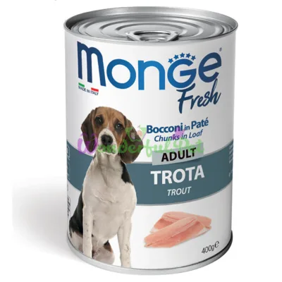 Влажный корм MONGE DOG FRESH Trout 400 г