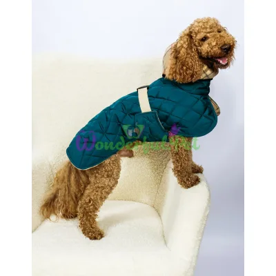 Жилет стеганный Dogs Bomba Emerald с поясом №11