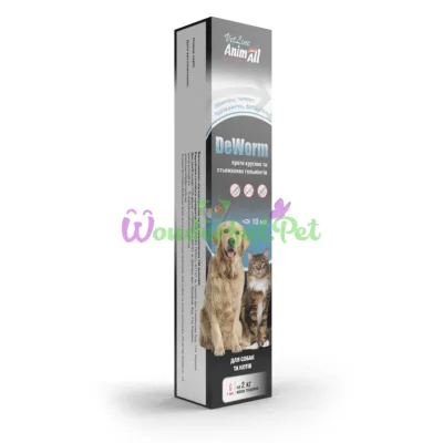 Антигельминтный препарат AnimAll VetLine DeWorm для кошек и собак