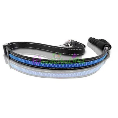 Поводок регулируемый LED AnimAll 2,5 120-150 см синий
