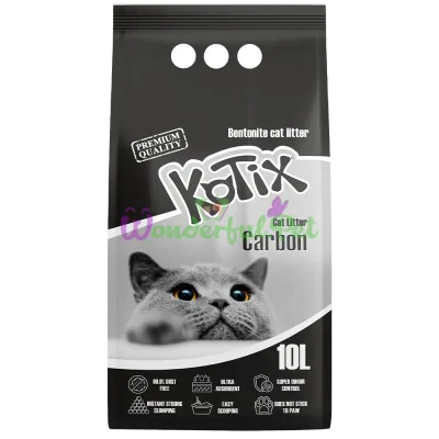 Наполнитель бентонитовый KOTIX  Extra Activated Carbon 10 л
