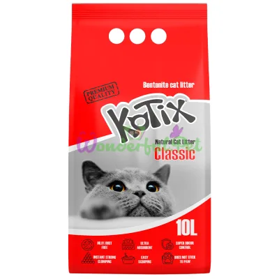 Наполнитель бентонитовый KOTIX Classic 10 л