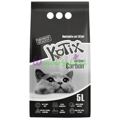 Наполнитель бентонитовый KOTIX Extra Activated Carbon 5 л