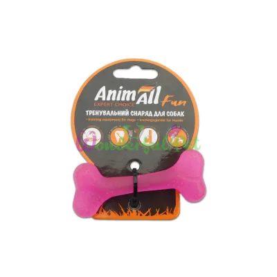 Игрушка AnimAll Fun кость фиолетовая 8 см