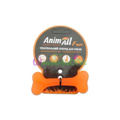 Игрушка AnimAll Fun кость оранжевая 8 см