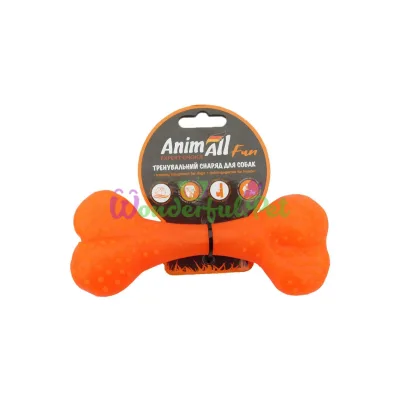 Игрушка AnimAll Fun кость оранжевая 15 см