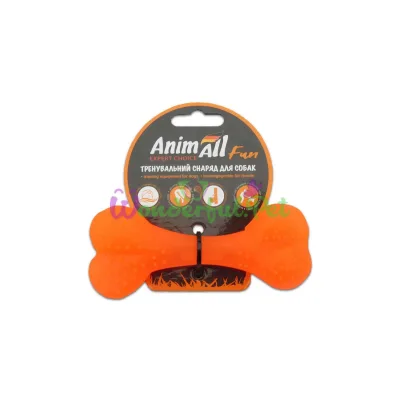 Игрушка AnimAll Fun кость оранжевая 12 см