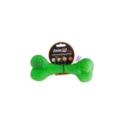 Игрушка AnimAll Fun кость зеленая 25 см