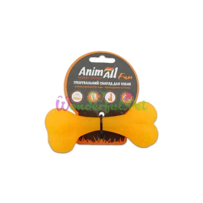 Игрушка AnimAll Fun кость желтая 12 см