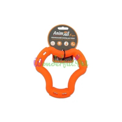Игрушка AnimAll Fun кольцо 6 сторон оранжевое 15 см