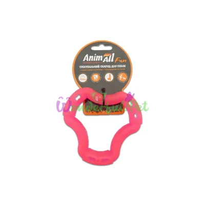 Игрушка AnimAll Fun кольцо 6 сторон коралловое 12 см