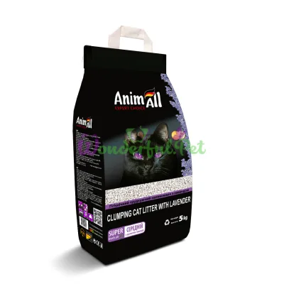 AnimAll Lavender Bentonite Cat Litter 5 kg