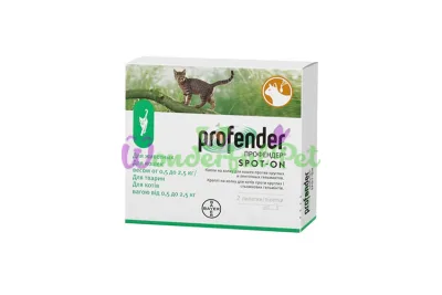 Bayer Profender Spot-On Cat up to 2.5 kg 1 pipette