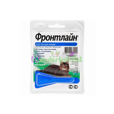 Капли Boehringer Ingelheim Фронтлайн Спот Он от блох и клещей для кошек