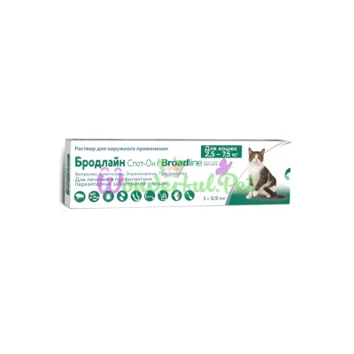 Капли Boehringer Ingelheim Broadline Спот-он против паразитов для кошек L 2.5-7.5 кг 1 аппликатор