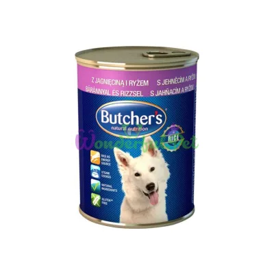 Паштет Butchers Basic с ягненком и рисом 390 г