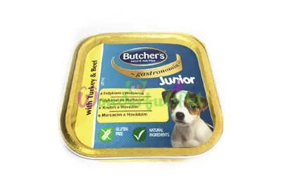 Консерва Butchers gastronomia Junior с индейкой и говядиной 150 г