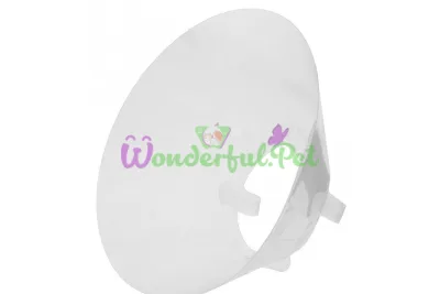 Collar Dog Extreme Plastic Cone L, White, 25 cm
