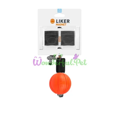Мячик LIKER MAGNET для собак Оранжевый 7 см