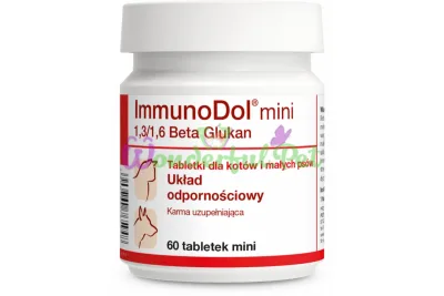 Харчова добавка Dolfos ImmunoDol для собак для підтримки імунітету у дорослих собак 90 табл.