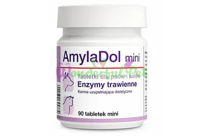 Харчова добавка Dolfos AmylaDol Mini для котів і собак дрібних порід 90 табл.