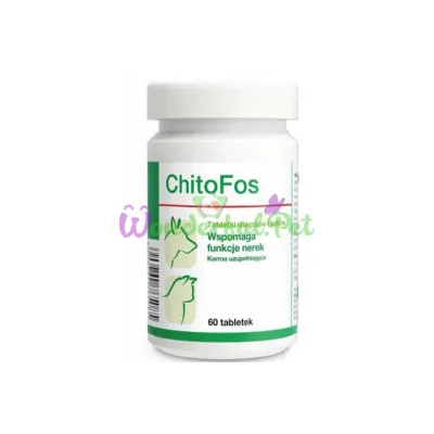 Таблетки Dolfos ChitoFos для поддержки функции почек для собак и кошек 60 табл. 60 г