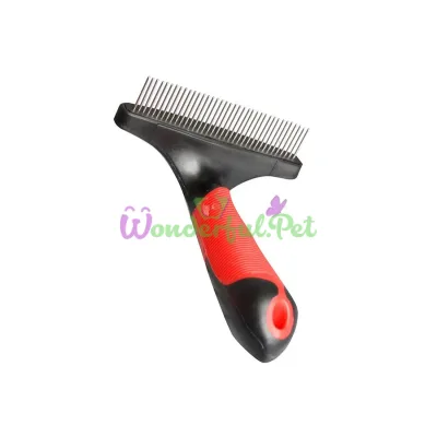 Расческа-грабли Flamingo Rake Rotating Teeth для собак с длинной, жесткой и курчавой шерстью, 27 зубцов