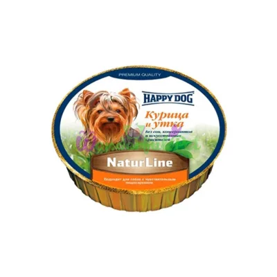 Влажный корм Happy Dog NaturLine Pollo Duck 85 г