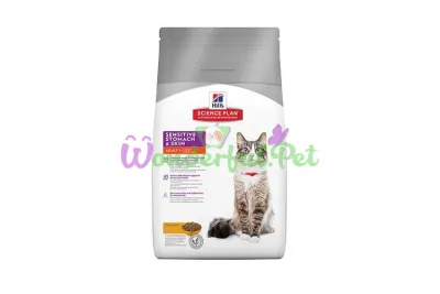 Сухой корм Hills Science Plan Feline Adult Sensitive Stomach Skin Cat Chicken 400 г