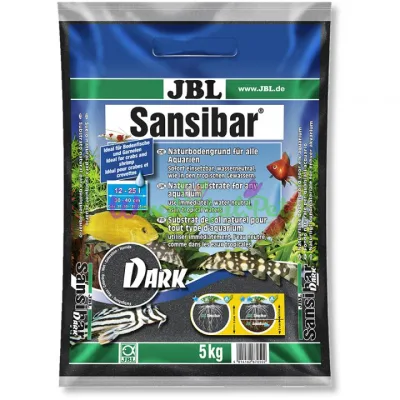 Черный донный грунт JBL Sansibar Dark для пресноводных и морских аквариумов 5 кг