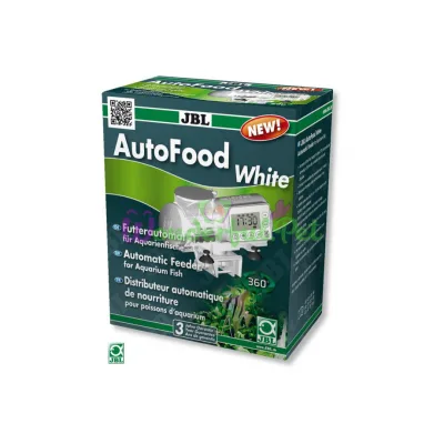 Автоматическая кормушка JBL AutoFood WHITE для аквариумных рыб белая