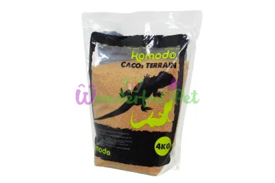 Пищевой песок для рептилий Komodo CaCo3 Sand Caramel 4 кг